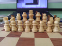 DALYKATE【人气推荐】国际象棋实木高档儿童磁性便携西洋棋子国际象棋比赛 24cm小号象棋(送双后) 实拍图