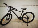 喜德盛山地自行车黑客380避震前叉21速禧玛诺变速X6铝合金车架通勤代步 黑/灰色（26款） 17寸（建议身高165-180） 实拍图