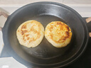 王源吉铸铁烤肉盘烧烤盘古法手工铁锅水煎包煎蛋早餐锅平底铁锅煎锅30cm 实拍图