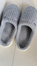 小熊小兔踩屎感棉拖鞋女士厚底防滑冬季外穿居家情侣保暖学生男 小熊小兔棉拖-灰色 42-43 适合41-42 实拍图