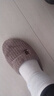 【福利价】小熊小兔棉拖秋冬季情侣保暖学生男拖鞋女居家棉拖鞋 小熊小兔棉拖-咖色 38-39 适合37-38 实拍图