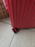 稻草人行李箱24英寸男女拉杆箱结婚陪嫁婚密码箱旅行箱皮箱子托运红色 实拍图