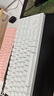 ikbcW200无线键盘键盘87键 机械键盘键盘办公打字手感好樱桃键盘键盘电竞游戏新年礼物  白色红轴 实拍图