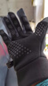 骑行手套男女冬季防风防水加绒保暖秋冬季户外电动车防滑耐磨骑车 德绒/黑色【女款】 全掌防滑/双指触屏 实拍图
