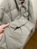 鸭鸭轻薄羽绒服男士2025秋冬季短款衬衫领多口袋时尚休闲保暖外套 实拍图