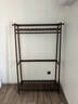 家逸衣帽架实木落地衣架卧室挂衣架可折叠衣架简约衣服架子榉木80cm 实拍图