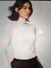 优衣库女装HEATTECH EXTRA WARM 混纺高领T恤/长袖 9%羊绒 478954 478954/30浅米色 2XL 实拍图