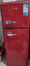 志高复古冰箱小型大容量家用租房电冰箱 化妆品网红冰箱冷藏冷冻一级能效小冰箱节能省电 82L【红色复古款】 实拍图