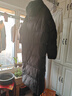 雪中飞连帽长款羽绒服男士冬季纯色加厚极寒高充绒羽绒衣防寒羽绒外套 黑色 XL (180) 实拍图