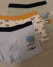 俞兆林儿童内裤男童不夹屁屁中大童平角短裤男孩宝宝小童四角裤纯棉底裤 实拍图