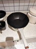 康佳（KONKA）炒锅 八角不粘锅家用有钛麦饭石色平底炒菜锅电磁炉燃气灶无油烟 升级款象牙白 34cm 实拍图