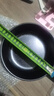 【亏本清仓】韩式麦饭石色不粘锅平底锅铁锅电磁炉不带盖 黑色小煎锅 16cm 实拍图