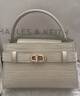CHARLES&KEITH鳄鱼纹凯莉包手提斜挎婚包包女包生日礼物新年礼物CK2-50270880-1 Ivory象牙色 S 实拍图