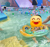 佑游泳圈儿童加厚款防侧翻男女童宝宝初学者游泳坐圈90116外星怪兽 实拍图