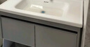 佩氏【上门安装】浴室柜组合智能洗手盆陶瓷一体盆小户型洗脸池洗漱台 轻奢灰70cm吊柜+镜柜 实拍图