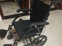 初邦可折叠轮椅康复专用老人轻便省力年轻人骨折旅行代步便携式手推车 实拍图