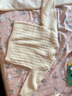 优衣库婴幼儿宝宝souffle yarn舒芙蕾可机洗针织衫舒芙蕾478832 01 乳白色 100 实拍图