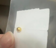 喜上眉梢喜饰黄金古法金珠999足金散珠硬金光面磨砂转运珠路路通圣诞礼物 5.5mm重版光面珠单颗 0.75g 实拍图
