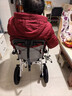 康倍星（COVNBXN）轮椅折叠轻便老人专用旅行便携式老年手推代步车医用家用BZ 多功能【带坐便可洗澡+12英寸蜂窝轮】铝合金-BZ 实拍图