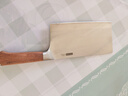 京东京造 9系菜刀 家用切片菜刀具更省力花梨木手柄90Cr【顶格9铬】 实拍图