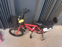 【京东物流】儿童自行车12-14-18寸童车3-5-8岁男女孩脚踏单车 14寸 豪华中国红 实拍图