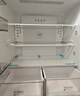 美的（Midea）471L十字门冰箱全空间养鲜抗菌净味一级能效风冷无霜双变频以旧换新BCD-471WSPZM(E)国家补贴 实拍图