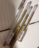 uni三菱 uni-ball UM-100金色中性笔高颜值0.8mm签字笔商务学生考试刷题专用水笔水性笔 1支 实拍图