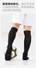 卡尔美（KELME）儿童长筒足球袜防滑毛巾底专业比赛训练运动高筒袜子 黑色 实拍图