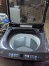 海尔（Haier）【直驱双动力】新品洗衣机变频波轮10公斤七维减震60E全自动家用防缠绕 高洗净比顽渍洗电离除菌螨 炫彩盘操作+一级能效+钢化玻璃盖+羽绒羊毛洗 波轮 实拍图