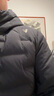 霞湖世家【长白山拒水鹅绒】秋冬上新90%绒子连帽鹅绒羽绒服 102A S黑色 实拍图