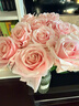 京东鲜花【粉红雪山】玫瑰花10枝如意基地鲜切花水养插花生活花束源头直发 实拍图
