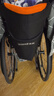 鱼跃(yuwell)轮椅H050钢管升级加固可折叠老人轮椅车老年轻便折叠轮椅 实拍图