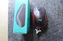 罗技（Logitech）M185鼠标 无线鼠标 办公鼠标 对称鼠标 黑色红边 带无线2.4G接收器 实拍图