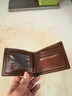 迪嘉乐 商务男士钱包短款学生皮夹带拉链钱夹潮流时尚可放驾驶证男式多卡位零钱包生日礼物送男友老公 6570压印浅啡 实拍图