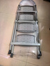 奥鹏 梯子家用四步折叠梯子加厚钢管铁梯宽踏板人字梯单侧工程梯 实拍图