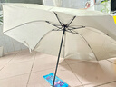 【全网爆款】手动UV折叠雨伞男女晴雨伞两用防晒遮阳黑胶伞 【新人福利】7骨 纯色随机无黑胶 实拍图