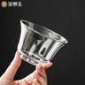 金镶玉 玻璃茶杯 玻璃盖碗 高硼硅耐热防爆泡茶碗 三才盖碗±150ml 实拍图