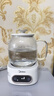 美的（Midea）花漾0胶水全玻璃全自动养生壶 办公室多功能煮茶壶 烧水壶恒温电热水壶煮茶器花茶壶1L YS10B101 实拍图