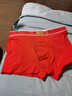 猫人本命年马年男士红内裤男纯色棉红裤衩喜庆礼盒装2内裤+2袜子3XL 实拍图