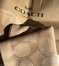 蔻驰（COACH）【品牌直供】男女同款流苏绵羊毛围巾驼色CU807元旦礼物 实拍图