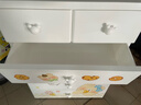 纳份爱加大加厚卡通抽屉式收纳柜婴儿童衣柜塑料储物柜玩具整理柜五斗柜 80面宽曲奇熊（双小抽） 五层 实拍图