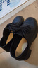木林森乐福鞋女气质百搭妈妈鞋通勤系带小皮鞋女士单鞋 黑 38  实拍图