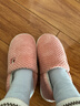 京东京造【厚底防滑】棉拖鞋男士冬季室内居家毛拖保暖全包粉红色40-41 实拍图