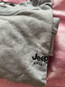 JEEP SPIRIT吉普卫衣男秋冬季韩版圆领宽松男士百搭长袖打底衫 灰色 XL 实拍图