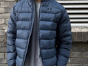 安德玛（Under Armour）UACore男子轻质运动休闲短款鸭绒羽绒服6010876 暴雨灰044 M 建议拍大一码 实拍图