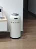 澄果（ClearFruit）英国智能感应垃圾桶厨房卫生间商家用大容量厕所客厅轻奢带盖高款 感应式 奶油白 12L 万向轮 实拍图