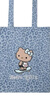 野兽派家居（tbh）三丽鸥Hello Kitty全棉烫钻托特包女士单肩包购物袋斜挎包 Kitty全棉烫钻托特包 牛仔豹纹 实拍图