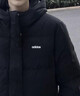 阿迪达斯（adidas）长款羽绒服男女同款鸭绒连帽保暖防风防钻绒潮流外套 L码 实拍图