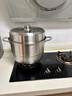 苏泊尔（SUPOR）蒸锅304不锈钢三层复底32cm蒸鱼锅电磁炉通用蒸笼EZ32YAS01 实拍图