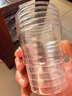 洁日邦航空杯240ml*50只一次性水杯加厚硬塑料耐高温透明台阶式户外便携 实拍图